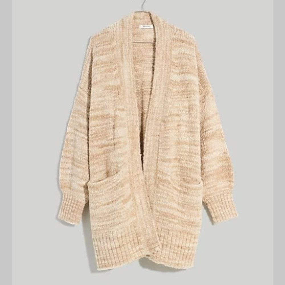 Madewell Space-Dye Long Cardigan Sweater 1X